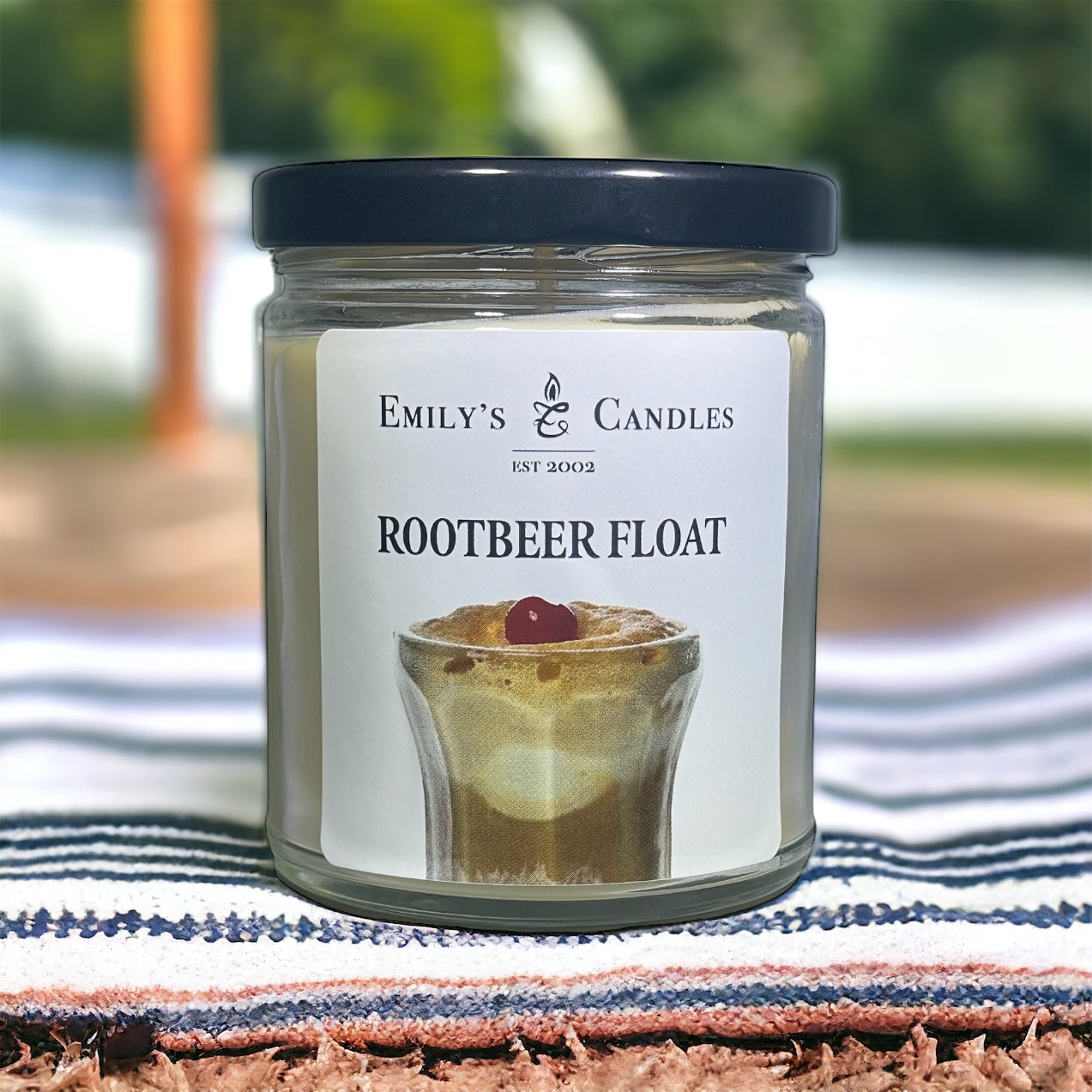 9 Oz Soy Candle Rootbeer Float