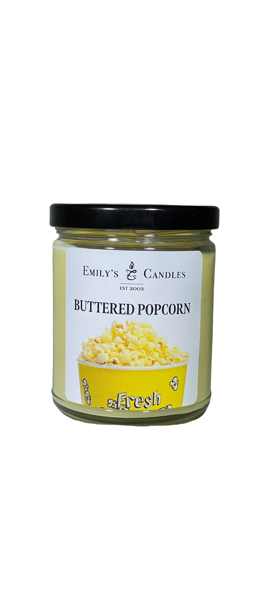 9 Oz Soy Candle Buttered Popcorn