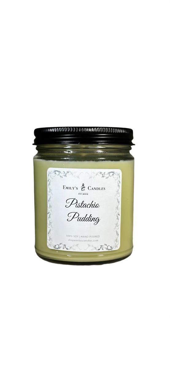 9 Oz Soy Candle Pistachio Pudding