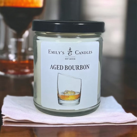 9 Oz Soy Candle Aged Bourbon