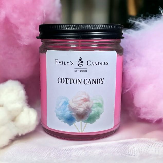 9 Oz Soy Candle Cotton Candy