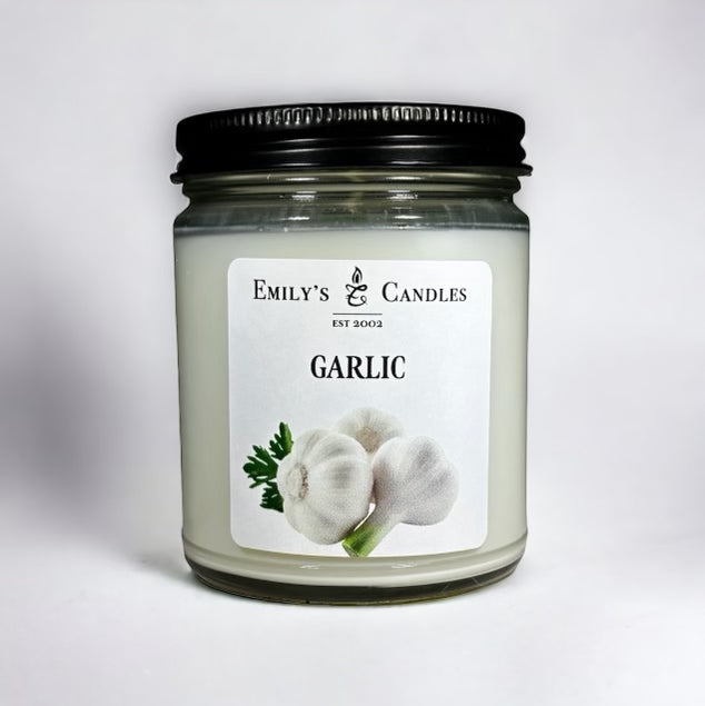 9 Oz 100% Soy Candle Garlic