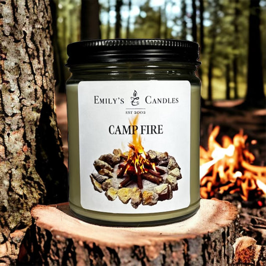 9 Oz Soy Candle Campfire