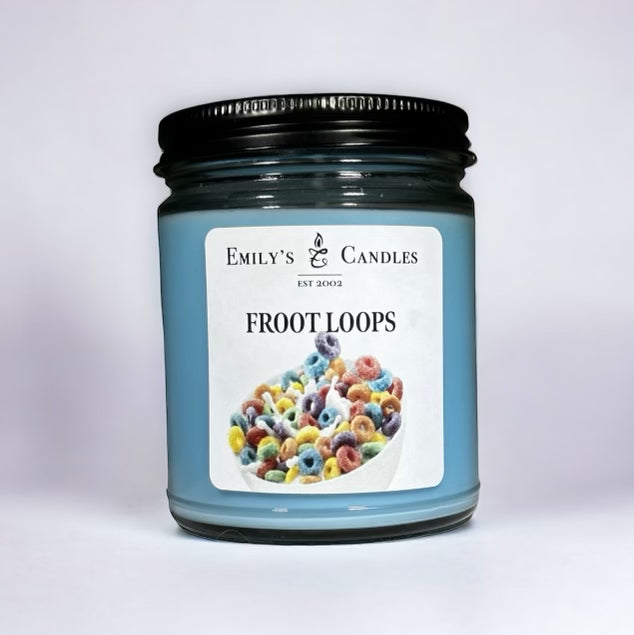 9 Oz Soy Candle Fruit Loops