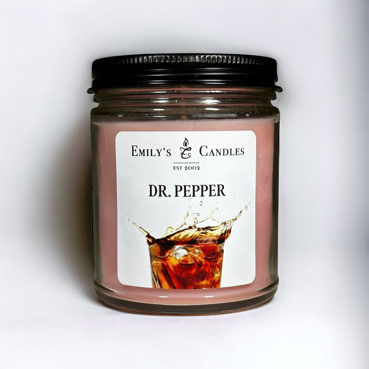 9 Oz Soy Candle Dr Pepper Scent