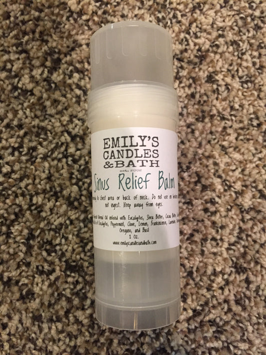 All Natural Sinus Relief Balm 2 Oz Roll Up